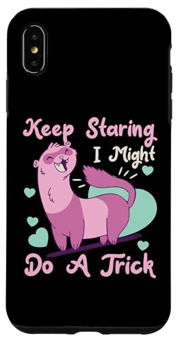 Frettchen: Keep Staring, I Might Do A Trick Hülle für iPhone XS Max Frettchen: Keep Staring, I Might Do A Trick Hülle für iPhone XS Max von Cute Ferret Animal Designs For Kids