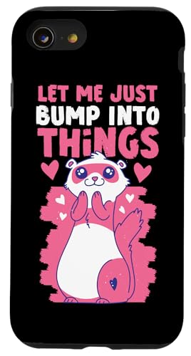 Frettchen: Let Me Just Bump Into Things Hülle für iPhone SE (2020) / 7 / 8 von Cute Ferret Animal Designs For Kids