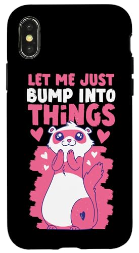 Frettchen: Let Me Just Bump Into Things Hülle für iPhone X/XS Frettchen: Let Me Just Bump Into Things Hülle für iPhone X/XS von Cute Ferret Animal Designs For Kids