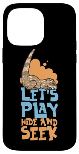 Frettchen: Let's Play Hide And Seek Hülle für iPhone 14 Pro Max von Cute Ferret Animal Designs For Kids