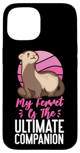 Frettchen: Mein Frettchen ist der ultimative Begleiter Hülle für iPhone 15 Frettchen: Mein Frettchen ist der ultimative Begleiter Hülle für iPhone 15 von Cute Ferret Animal Designs For Kids