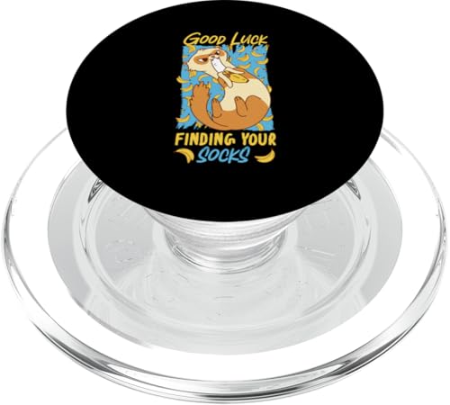 Frettchen: Viel Glück finden Sie Ihre Socken PopSockets PopGrip für MagSafe Frettchen: Viel Glück finden Sie Ihre Socken PopSockets PopGrip für MagSafe von Cute Ferret Animal Designs For Kids