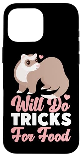 Frettchen: Wird Tricks für Lebensmittel machen Hülle für iPhone 16 Pro Max Frettchen: Wird Tricks für Lebensmittel machen Hülle für iPhone 16 Pro Max von Cute Ferret Animal Designs For Kids
