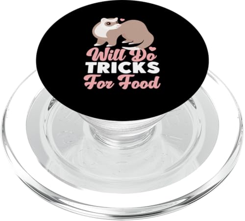 Frettchen: Wird Tricks für Lebensmittel machen PopSockets PopGrip für MagSafe Frettchen: Wird Tricks für Lebensmittel machen PopSockets PopGrip für MagSafe von Cute Ferret Animal Designs For Kids