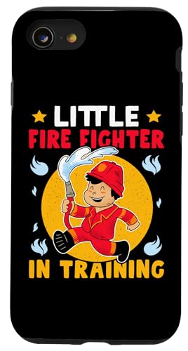Feuerwehr: Kleiner Feuerwehrmann im Training für Kinder Hülle für iPhone SE (2020) / 7 / 8 von Cute Fire Fighter Designs For Girls And Boys