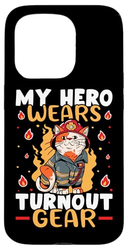 Feuerwehr: Mein Held trägt Turnout-Ausrüstung Hülle für iPhone 15 Pro Feuerwehr: Mein Held trägt Turnout-Ausrüstung Hülle für iPhone 15 Pro von Cute Fire Fighter Designs For Girls And Boys