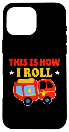 Feuerwehr: So rolle ich für Kinder Hülle für iPhone 16 Pro Max Feuerwehr: So rolle ich für Kinder Hülle für iPhone 16 Pro Max von Cute Fire Fighter Designs For Girls And Boys
