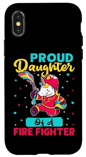 Feuerwehr: Stolze Tochter eines Feuerwehrmanns für Kinder Hülle für iPhone X/XS Feuerwehr: Stolze Tochter eines Feuerwehrmanns für Kinder Hülle für iPhone X/XS von Cute Fire Fighter Designs For Girls And Boys