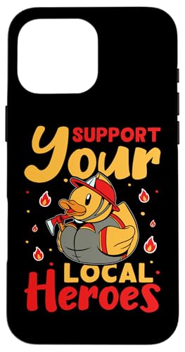 Feuerwehr: Unterstützen Sie Ihre lokalen Helden für Kinder Hülle für iPhone 16 Pro Max Feuerwehr: Unterstützen Sie Ihre lokalen Helden für Kinder Hülle für iPhone 16 Pro Max von Cute Fire Fighter Designs For Girls And Boys