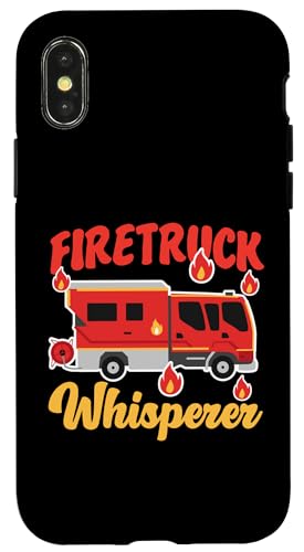 Feuerwehrauto Flüsterer für Feuerwehrmann Kinder Hülle für iPhone X/XS Feuerwehrauto Flüsterer für Feuerwehrmann Kinder Hülle für iPhone X/XS von Cute Fire Fighter Designs For Girls And Boys