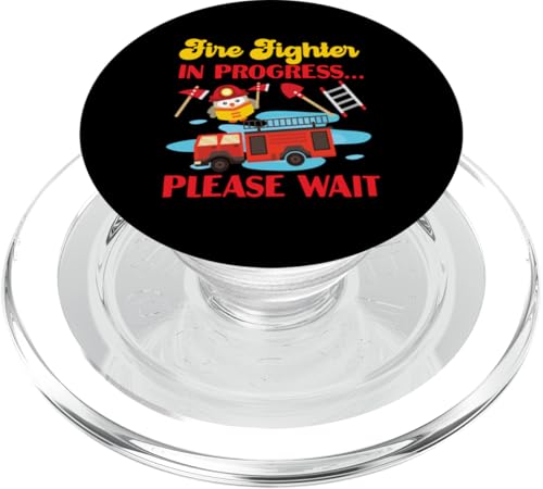 Feuerwehrmann in Bearbeitung. Bitte warten Sie auf Kinder PopSockets PopGrip für MagSafe Feuerwehrmann in Bearbeitung. Bitte warten Sie auf Kinder PopSockets PopGrip für MagSafe von Cute Fire Fighter Designs For Girls And Boys