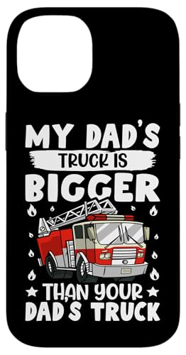 Feuerwehrmann: Der Truck meines Vaters ist größer als der Truck deines Vaters Hülle für iPhone 14 Feuerwehrmann: Der Truck meines Vaters ist größer als der Truck deines Vaters Hülle für iPhone 14 von Cute Fire Fighter Designs For Girls And Boys