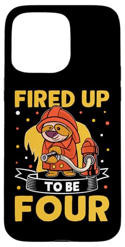 Feuerwehrmann: "Fired Up To Be Four Birthday" Hülle für iPhone 15 Pro Max Feuerwehrmann: "Fired Up To Be Four Birthday" Hülle für iPhone 15 Pro Max von Cute Fire Fighter Designs For Girls And Boys