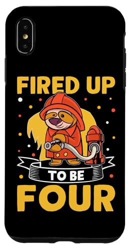 Feuerwehrmann: "Fired Up To Be Four Birthday" Hülle für iPhone XS Max Feuerwehrmann: "Fired Up To Be Four Birthday" Hülle für iPhone XS Max von Cute Fire Fighter Designs For Girls And Boys
