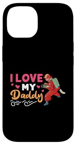Feuerwehrmann: Ich liebe meinen Papa für Kinder Hülle für iPhone 14 Feuerwehrmann: Ich liebe meinen Papa für Kinder Hülle für iPhone 14 von Cute Fire Fighter Designs For Girls And Boys