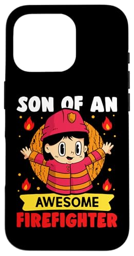 Feuerwehrmann: Sohn eines großartigen Feuerwehrmanns Hülle für iPhone 16 Pro Feuerwehrmann: Sohn eines großartigen Feuerwehrmanns Hülle für iPhone 16 Pro von Cute Fire Fighter Designs For Girls And Boys