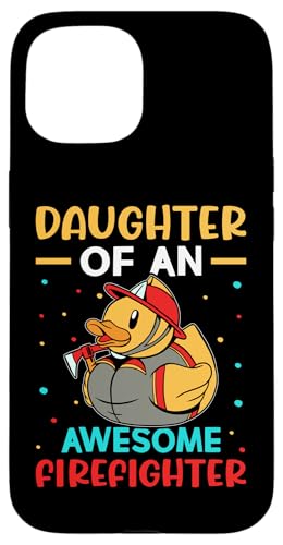 Feuerwehrmann: Tochter eines großartigen Feuerwehrmanns Hülle für iPhone 15 Feuerwehrmann: Tochter eines großartigen Feuerwehrmanns Hülle für iPhone 15 von Cute Fire Fighter Designs For Girls And Boys