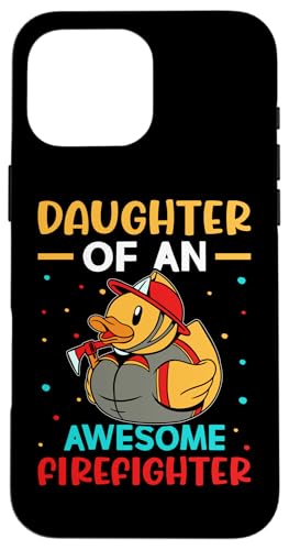 Feuerwehrmann: Tochter eines großartigen Feuerwehrmanns Hülle für iPhone 16 Pro Max Feuerwehrmann: Tochter eines großartigen Feuerwehrmanns Hülle für iPhone 16 Pro Max von Cute Fire Fighter Designs For Girls And Boys