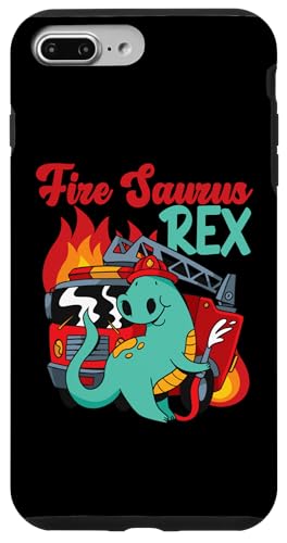 Fire Saurus Rex Feuerwehrmann Dinosaurier Hülle für iPhone 7 Plus/8 Plus Fire Saurus Rex Feuerwehrmann Dinosaurier Hülle für iPhone 7 Plus/8 Plus von Cute Fire Fighter Designs For Girls And Boys
