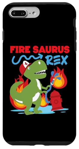 Fire Saurus Rex Feuerwehrmann Dinosaurier Hülle für iPhone 7 Plus/8 Plus Fire Saurus Rex Feuerwehrmann Dinosaurier Hülle für iPhone 7 Plus/8 Plus von Cute Fire Fighter Designs For Girls And Boys
