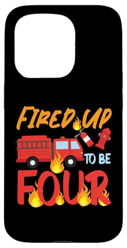 Fire Truck Geburtstagsdesign "Fired Up To Be Four" Hülle für iPhone 15 Pro Fire Truck Geburtstagsdesign "Fired Up To Be Four" Hülle für iPhone 15 Pro von Cute Fire Fighter Designs For Girls And Boys