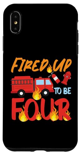 Fire Truck Geburtstagsdesign "Fired Up To Be Four" Hülle für iPhone XS Max Fire Truck Geburtstagsdesign "Fired Up To Be Four" Hülle für iPhone XS Max von Cute Fire Fighter Designs For Girls And Boys