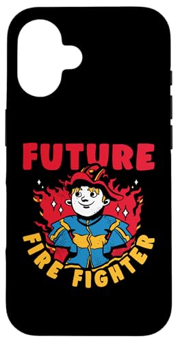 Firefighter: Future Fire Fighter für Kinder Hülle für iPhone 16 Firefighter: Future Fire Fighter für Kinder Hülle für iPhone 16 von Cute Fire Fighter Designs For Girls And Boys