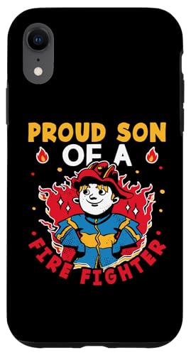 Firefighter: Stolzer Sohn eines Feuerwehrmanns für Kinder Hülle für iPhone XR Firefighter: Stolzer Sohn eines Feuerwehrmanns für Kinder Hülle für iPhone XR von Cute Fire Fighter Designs For Girls And Boys