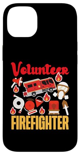 Freiwilliger Feuerwehrmann Feuerwehrauto Design Hülle für iPhone 14 Plus Freiwilliger Feuerwehrmann Feuerwehrauto Design Hülle für iPhone 14 Plus von Cute Fire Fighter Designs For Girls And Boys