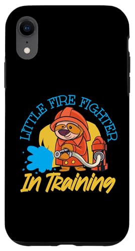 Kleiner Feuerwehrmann trainiert süßes Faultier Hülle für iPhone XR Kleiner Feuerwehrmann trainiert süßes Faultier Hülle für iPhone XR von Cute Fire Fighter Designs For Girls And Boys