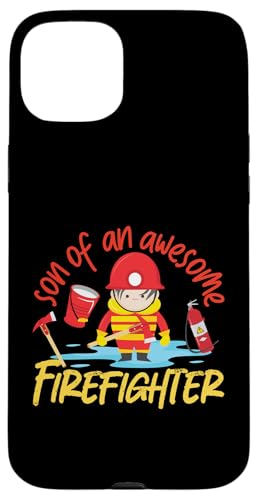 Sohn eines großartigen Feuerwehrmannes für Jungen Hülle für iPhone 15 Plus Sohn eines großartigen Feuerwehrmannes für Jungen Hülle für iPhone 15 Plus von Cute Fire Fighter Designs For Girls And Boys