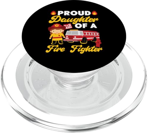 Stolze Tochter eines Feuerwehrmanns PopSockets PopGrip für MagSafe Stolze Tochter eines Feuerwehrmanns PopSockets PopGrip für MagSafe von Cute Fire Fighter Designs For Girls And Boys