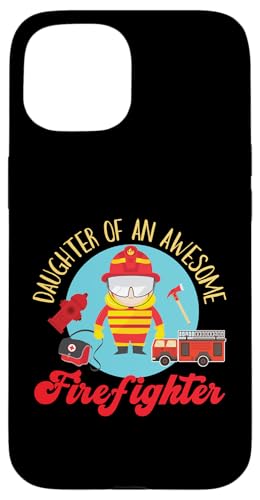 Tochter eines großartigen Feuerwehrmanns Hülle für iPhone 15 Tochter eines großartigen Feuerwehrmanns Hülle für iPhone 15 von Cute Fire Fighter Designs For Girls And Boys