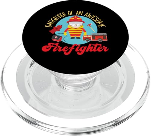Tochter eines großartigen Feuerwehrmanns PopSockets PopGrip für MagSafe Tochter eines großartigen Feuerwehrmanns PopSockets PopGrip für MagSafe von Cute Fire Fighter Designs For Girls And Boys