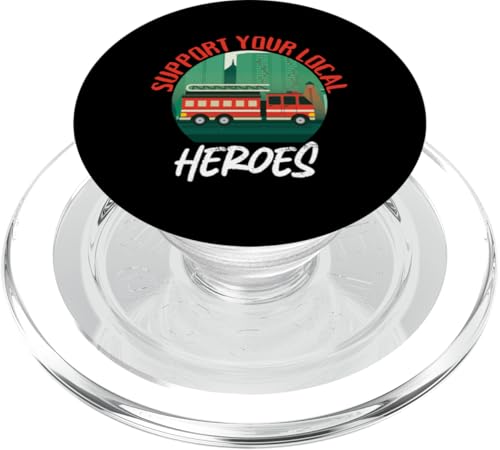 Unterstützen Sie Ihr Local Heroes Feuerwehrauto Design PopSockets PopGrip für MagSafe Unterstützen Sie Ihr Local Heroes Feuerwehrauto Design PopSockets PopGrip für MagSafe von Cute Fire Fighter Designs For Girls And Boys