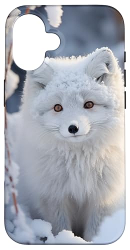 Arktischer Weißfuchs Schneebedecktes Wintertier Hülle für iPhone 16 Arktischer Weißfuchs Schneebedecktes Wintertier Hülle für iPhone 16 von Cute Flowers