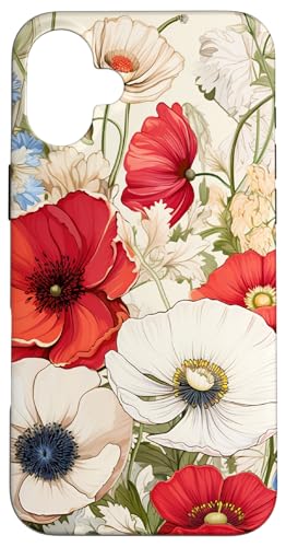 Boho Wildblume Blumen Botanisch Floral Vintage Hülle für iPhone 16 Plus Boho Wildblume Blumen Botanisch Floral Vintage Hülle für iPhone 16 Plus von Cute Flowers