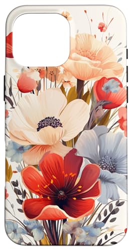 Floral Wild Flower Boho Garten Hülle für iPhone 16 Pro Max Floral Wild Flower Boho Garten Hülle für iPhone 16 Pro Max von Cute Flowers