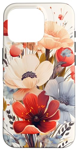 Floral Wild Flower Boho Garten Hülle für iPhone 16 Pro Floral Wild Flower Boho Garten Hülle für iPhone 16 Pro von Cute Flowers