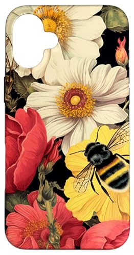 Honigbienen Hummeln Blumen Gartenarbeit Hülle für iPhone 16 Plus von Cute Flowers