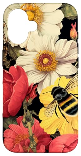 Honigbienen Hummeln Blumen Gartenarbeit Hülle für iPhone 16 Honigbienen Hummeln Blumen Gartenarbeit Hülle für iPhone 16 von Cute Flowers