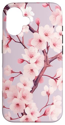 Japanische rosa Blume Sakura Florist Anime Kirschblüte Hülle für iPhone 16 Japanische rosa Blume Sakura Florist Anime Kirschblüte Hülle für iPhone 16 von Cute Flowers