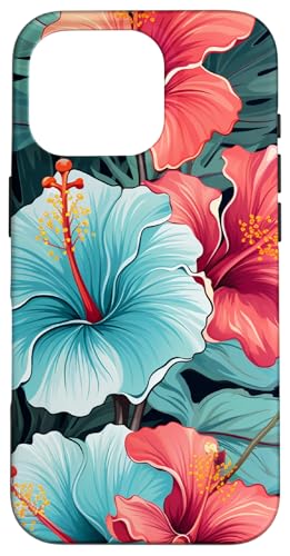 Niedliche türkisfarbene Hibiskusblüte, tropisch, ästhetisch Hülle für iPhone 16 Pro Niedliche türkisfarbene Hibiskusblüte, tropisch, ästhetisch Hülle für iPhone 16 Pro von Cute Flowers