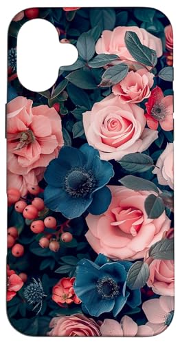Rosa Blumen Blumenstrauß Niedliches Muster Hülle für iPhone 16 Plus Rosa Blumen Blumenstrauß Niedliches Muster Hülle für iPhone 16 Plus von Cute Flowers