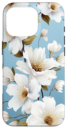 Weiße Blumen Kühle Blumen Ästhetisch Hülle für iPhone 16 Pro Weiße Blumen Kühle Blumen Ästhetisch Hülle für iPhone 16 Pro von Cute Flowers