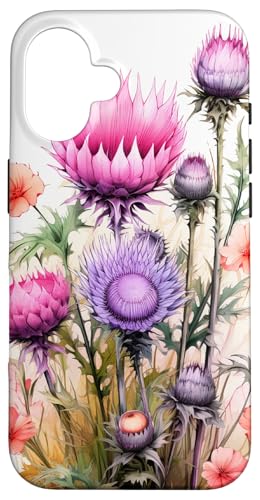 Wildblumen und Disteln Nature Lover Hülle für iPhone 16 Wildblumen und Disteln Nature Lover Hülle für iPhone 16 von Cute Flowers