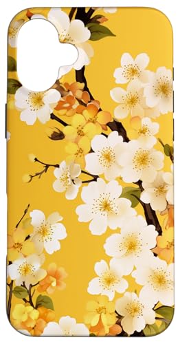 gelbe Kirschblüte Hülle für iPhone 16 Plus gelbe Kirschblüte Hülle für iPhone 16 Plus von Cute Flowers