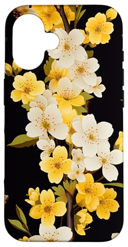 gelbe Kirschblüte Hülle für iPhone 16 gelbe Kirschblüte Hülle für iPhone 16 von Cute Flowers