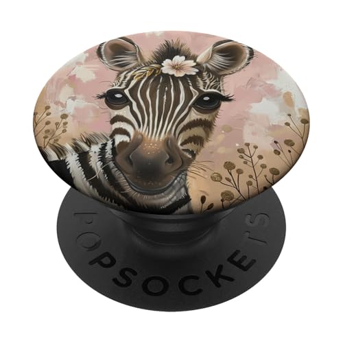 Baby-Zebra PopSockets Klebender PopGrip Baby-Zebra PopSockets Klebender PopGrip von Cute Funny Animals