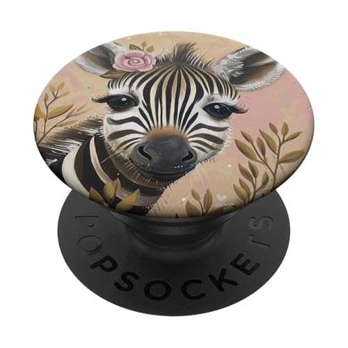 Baby-Zebra PopSockets Klebender PopGrip Baby-Zebra PopSockets Klebender PopGrip von Cute Funny Animals